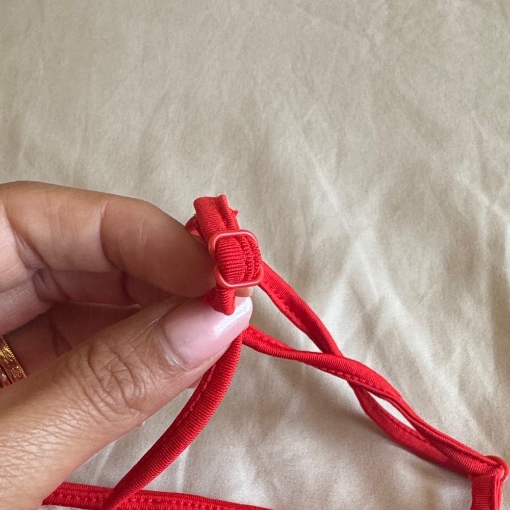 H&M Red-Orange Ruffle Cami Tank - Picture 3 of 4